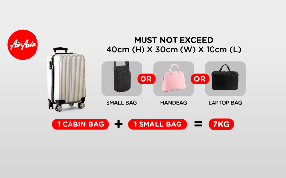 Air asia check in baggage size online