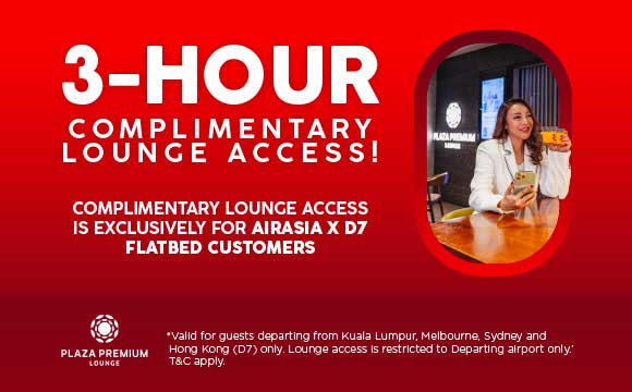 Unlock your complimentary 3-hour airport lounge access! airasia promotion 2025