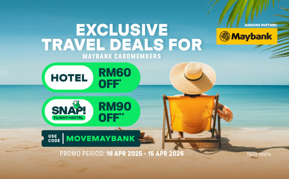 Up to RM90 OFF* on your flight & stay airasia promotion 2024