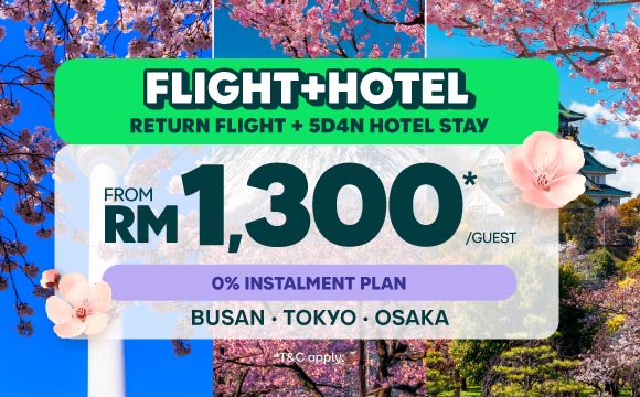 Get Blooming Deals For Spring Time Travel
SNAP! Flight+Hotel Bundle from RM1,300/Guest airasia promotion 2024