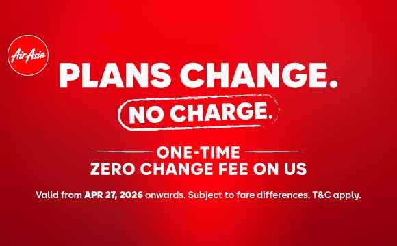 FREE FLIGHT CHANGE! airasia promotion 2026