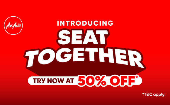 No more sitting apart 💺💺💺 airasia promotion 2026